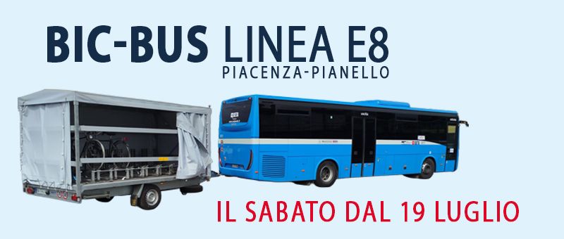 Da Piacenza alla Val Tidone bus + bici al seguito gratuitamente