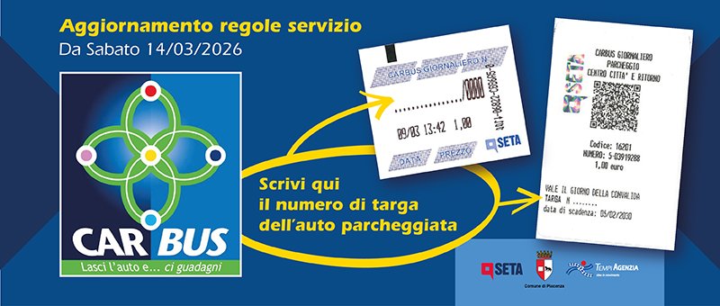 Car Bus: novità del servizio dal 14 marzo